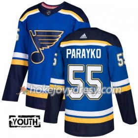 Dětské Hokejový Dres St. Louis Blues Colton Parayko 55 Adidas 2017-2018 Modrá Authentic